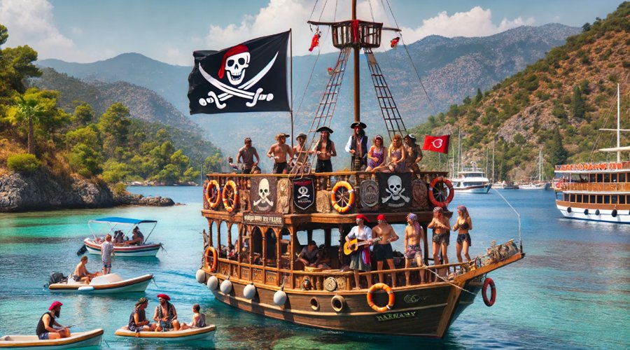 Marmaris boat tours, Best boat trips in Marmaris, Marmaris pirate boat trip